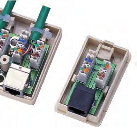 Color: White Unshielded RJ45 jack Cable Tie Chassis Use cable tie to hold cable