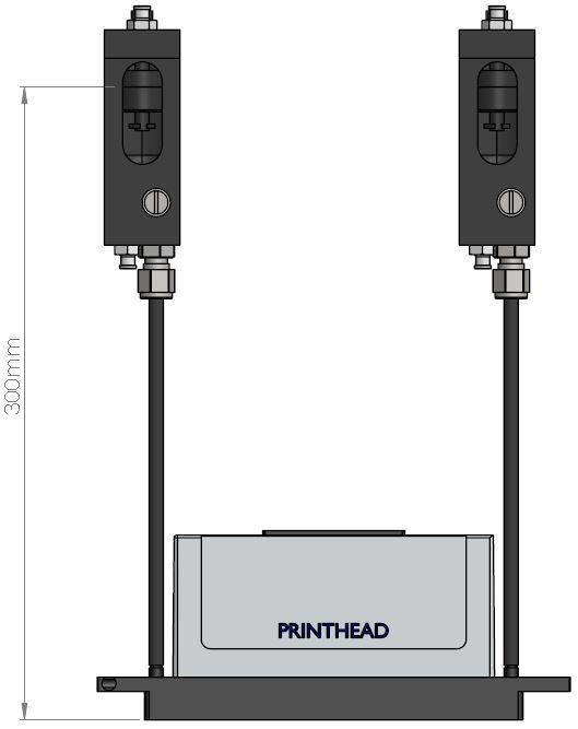 Controlled/Adjustable Flow Basic characteristics Two pressure values assigned Printhead manufacturers tend to specify the pressure