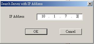 EDS Configurator GUI Search by IP address This utility is used to search for one EDS switch at a time.