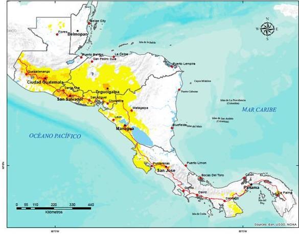 Drought in Central America and Advances in EWS Central American Dry Corridor Affectations due to El Niño / La Niña and extended drought periods, have worsened since the early 2010s.