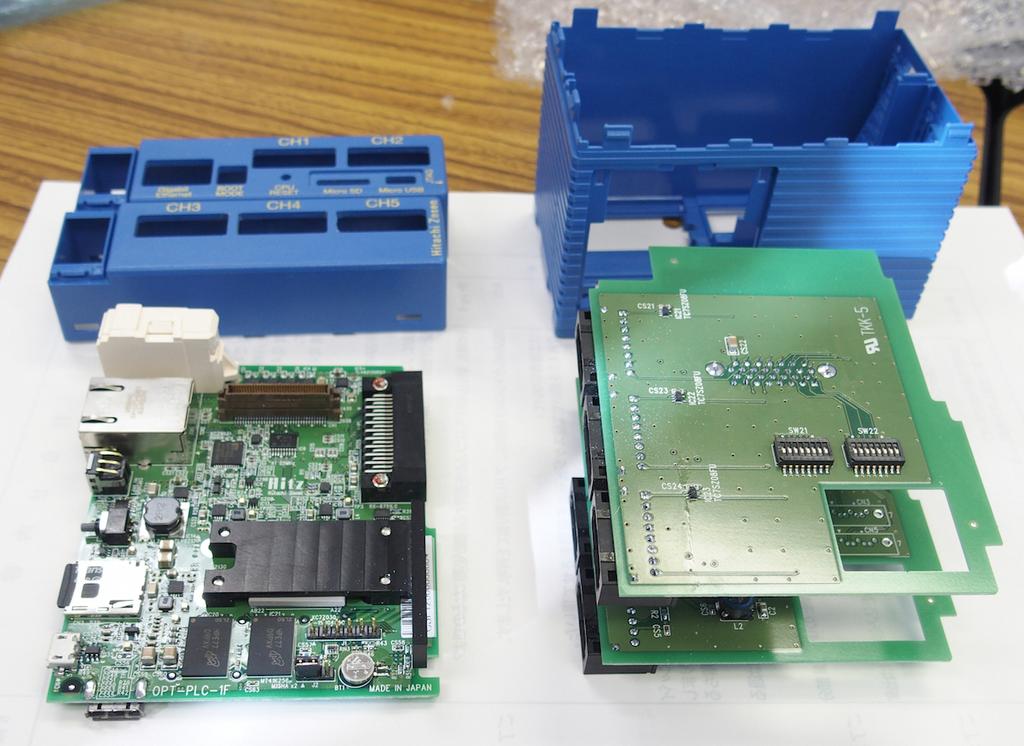 Hardware Implementation Consists of three PCBs. Separate two I/O boards from the control logic board.
