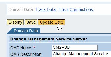 4.3.2 Define a new Track for CE 1. Go to the NWDI Web UI (http://<host>:<port>/devinf) Change Management Service Landscape Configurator.
