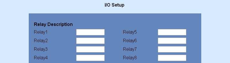 used; Pulse Duration time for relay activation after "Pulse" command. There are separate settings for every relay.