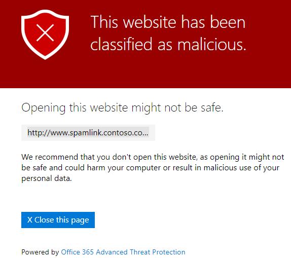 Demonstration Email protection tools in Office 365 Protection Office 365 Advanced Threat Protection (ATP) Sandbox safe detonation of links and attachments Significant protection for inevitable