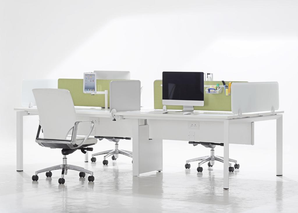 Collaborate systems are designed to reduce visual clutter.