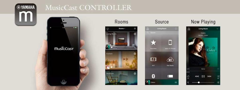 Control App for Easy Operations Simply tap the beautifully designed screen and take control of all the audio equipment