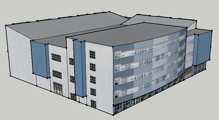 Figure 8. 3D model of Engineering Faculty of Karabuk University 3.