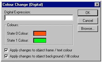 CHAPTER 9 Animation The object can have one of five colours depending on the value of the expression. It changes between these colours at the thresholds.