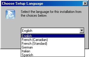 CHAPTER 13 Multilingual Features To choose between languages, at the beginning of the installation select the required language.