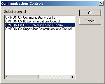 CHAPTER 14 Using CX-Supervisor as an OPC Client Communications Control Attributes Server: This shows the name of the communications object to connect to the server i.e. CXOPCCommunicationsControl.