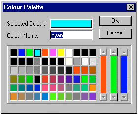 CHAPTER 2 Pages 9. Either select a colour from the palette area or click on a palette colour and edit it using the three colour sliders.