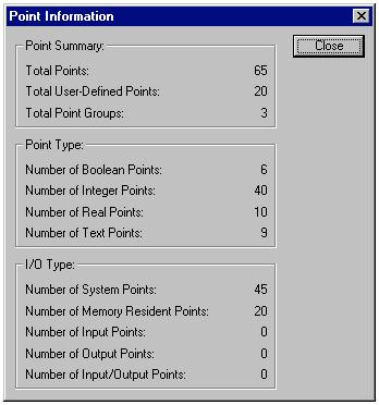 CHAPTER 3 Points Changing the Viewing Mode Select the View Settings button to configure which columns of information are displayed in the Point Editor.