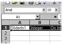 CHAPTER 3 Points Excel will automatically increment any data ending in a number. This can be very useful for Names and PLC Addresses (columns A and F) but take care with other columns.