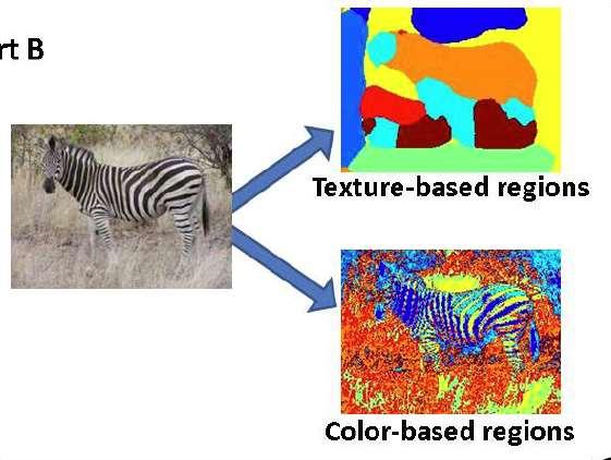 Image segmentation example Pixel properties vs.