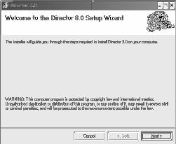 Installing the Software Note: When installing the Director EC software on Windows XP system the ODBC FoxPro drivers MUST be installed. (step # 7) 1. Insert the Director EC Publisher software CD. (fig.