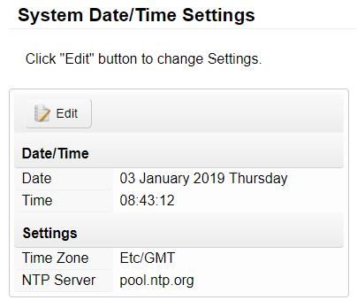 7.1.2 Data Time You can set the system time here. 7.1.3 Tools You can Backup or
