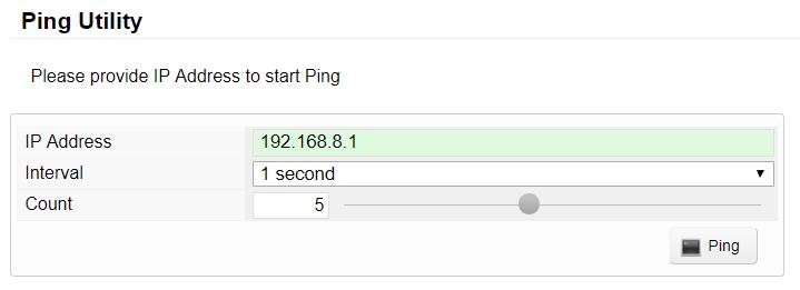 7.4.2 Diagnostics In some case, you might want to check the server status with ping, DNS, HTTP.