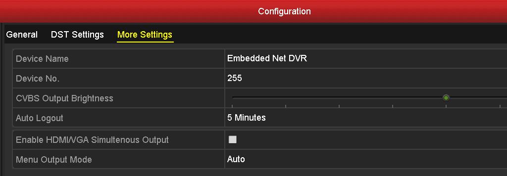 Select the Menu Output Mode to Main CVBS or HDMI2 from the right-click menu on the monitor. 4.