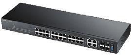 24/48-port GbE L2+ Switch High power capacity and high availability for mission critical PoE applications The ZyXEL PoE switches provides up to 30 watts per port with IEEE 802.3at PoE Plus compliance.