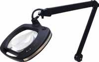 Features Brightness Adjustment (max: 1100lm) Unit operates at 115 VAC Lighting Magnification 26505-ESL-XL5 Mighty Vue Magnifying Lamp ESD Safe (black) 60 SMD LED 2.