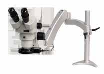 Stereo Zoom Microscopes High-grade optics and unibody design Stereo Zoom Microscopes Preconfigured Microscope Systems DSZ-44 Series Stereo Zoom Microscopes Magnification Range: 10x to 44x (2.