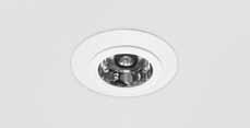 Ideal for downlighting Easy and quick installation without tools IP44 with lens Accessory for retrofitting hole cuts 160mm - 240mm Ø INPACT 150 LED 27W (Supplied c/w flood lens 40 and associated