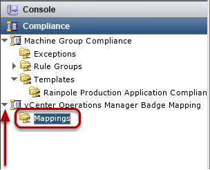Refresh the vcenter Operations Manager Badge Expand vcenter
