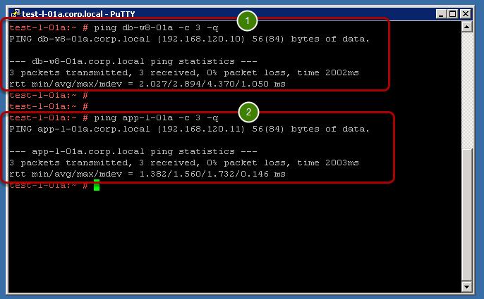 The message indicates that three ICMP echo requests were sent and three echo replies were received, meaning that network communication is possible between these hosts.