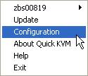 Configuring Quick KVM This subsection provides information on configuring Quick KVM 1.