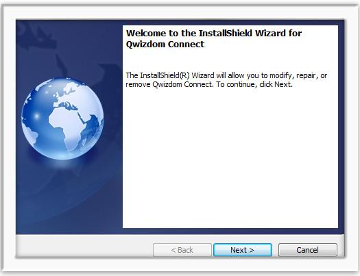 2 INSTALLING QWIZDOM CONNECT After downloading Connect, right-click the.zip file, and select Extract all.