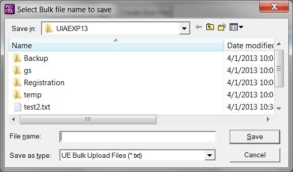 Enter a file name Then Click Save This will create a file with a.txt extension on your computer.