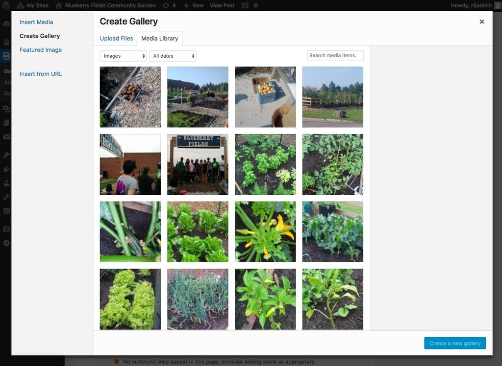 8. Gallery If your website has been setup with a gallery module, navigate to the Galleries section and click Add