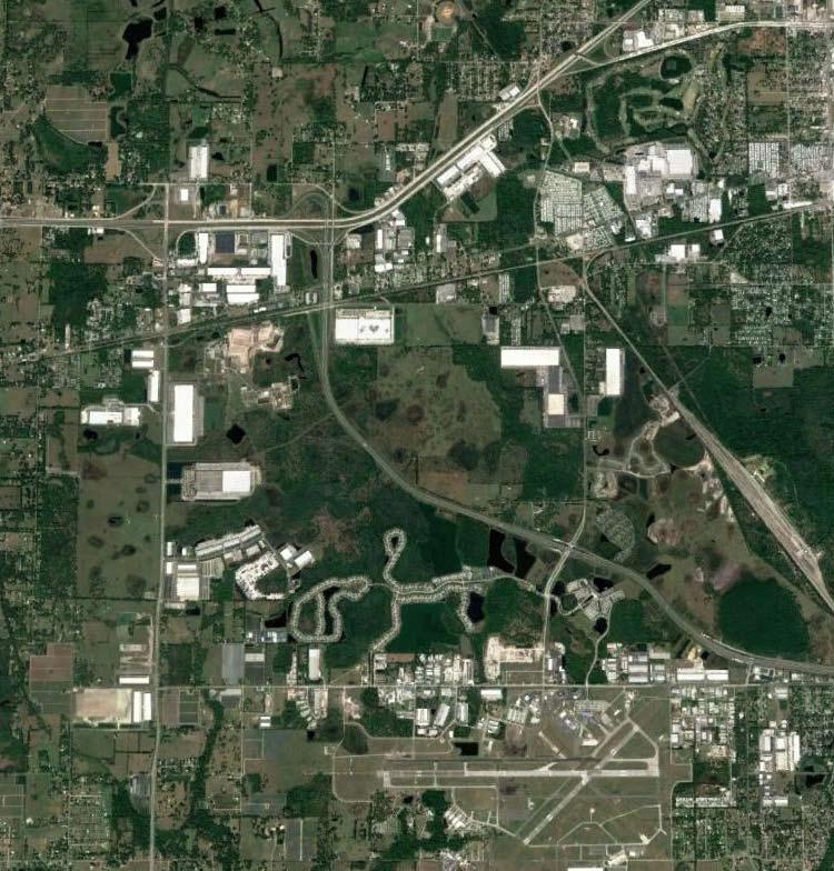 DISTANCE AERIAL To Tampa EXIT 25 Lakeland Regional Industrial Park SITE Discount Auto