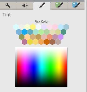 This allows you to set a grey level and Picasa will adjust the other colors to match. Click the Color Dropper symbol and then point at a grey area in your picture.