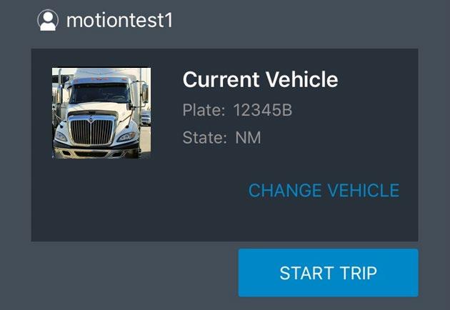 The Current Vehicle screen will display the new truck image.