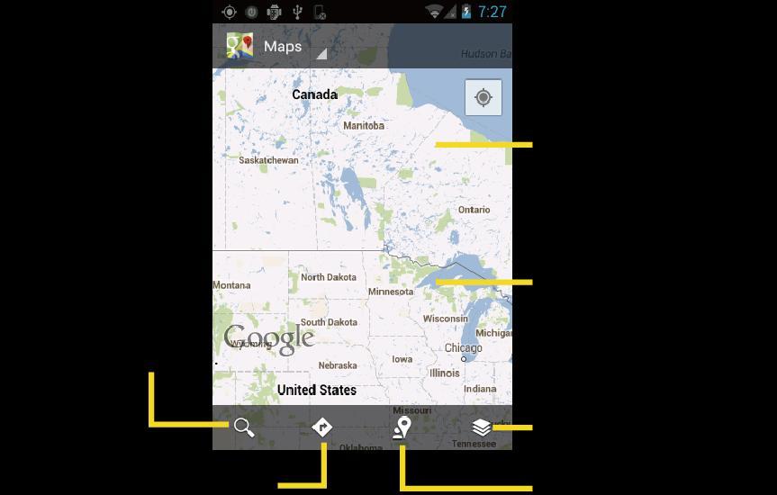Google Maps Use this application to find directions, location information, business addresses, etc., all right from your device.