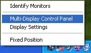 IDENTIFY MONITORS Easy display identification via a serial number will be showed on the