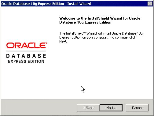 Oracle 10g XE Installation and Configuration Preparing Oracle 10g XE for use with the ETM System This document explains how to install the Oracle 10g Express Edition (XE) software on Windows and then