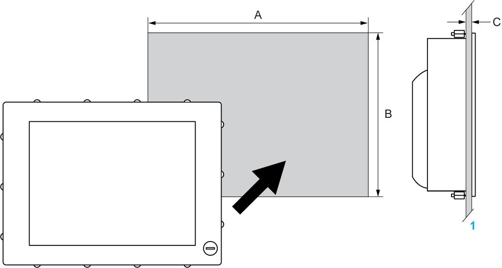 Dimensions/Assembly Panel Cut Dimensions For cabinet installation, you need to cut the correct sized opening in the installation panel.