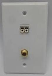 fishing fiber, faceplates are available for termination points Utilize