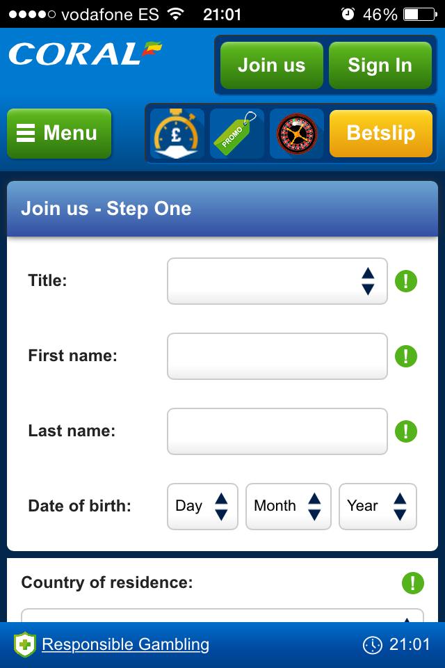 Task 1 - Create an account T1 The registration process has two steps, but from the Step One copy we only know that there