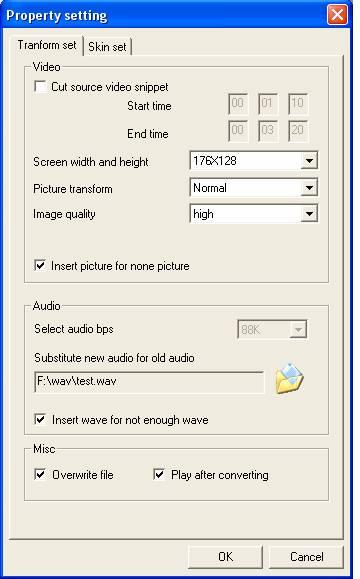If you want to cancel the substitution of the audio file, enter the substitute dialog box, don t choose any audio file and make the "Substitute new audio for old audio" column display blank, then