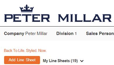 3. After selecting all filteres begin adding the products to the Life. Styled. Now. Line Sheet by clicking on the orange star located under the Add column. 3a.