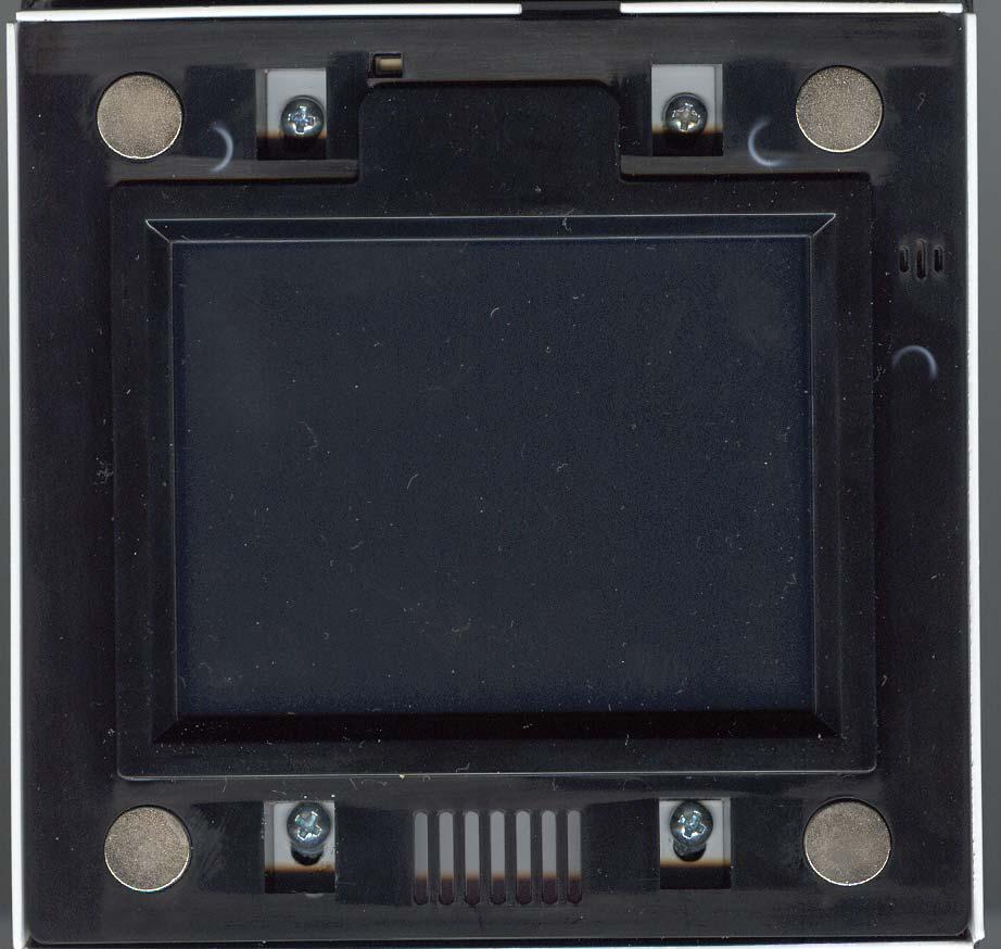 Touch Screen Operation The Bezel is magnetically attached to the inner metal panel.