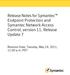 Release Notes for Symantec Endpoint Protection and Symantec Network Access Control, version 11, Release Update 7
