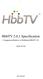 HbbTV Specification