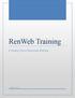 RenWeb Training. Creating Your Classroom Website