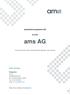 ams AG austriamicrosystems AG is now The technical content of this austriamicrosystems application note is still valid. Contact information: