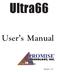 Ultra66. User s Manual. Version 1.0
