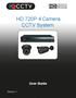 HD 720P 4 Camera CCTV System